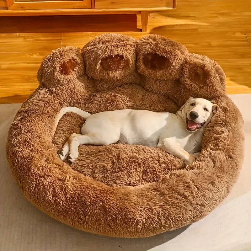 Pawfect Haven™ Bear Paw Pet Bed