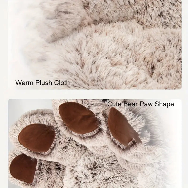 Pawfect Haven™ Bear Paw Pet Bed