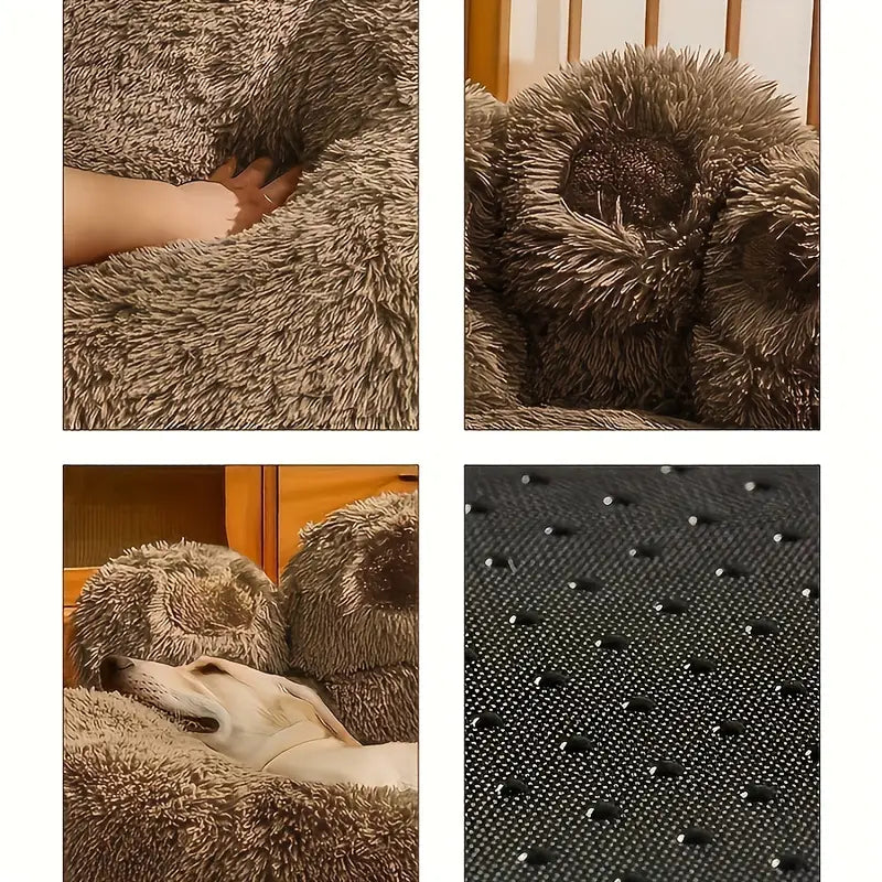 Pawfect Haven™ Bear Paw Pet Bed