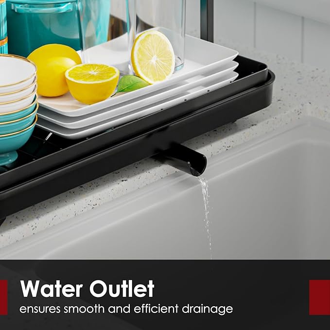 AquaFlow™ Self-Draining Dish Rack