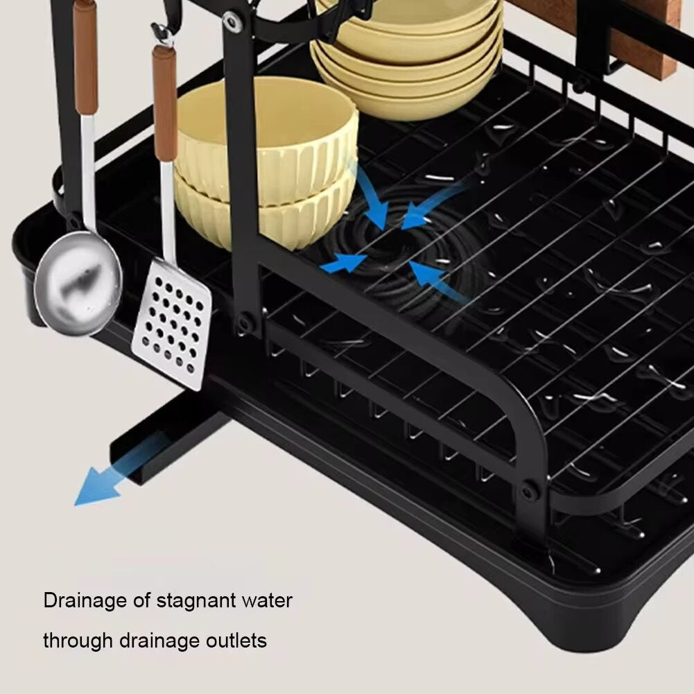 AquaFlow™ Self-Draining Dish Rack