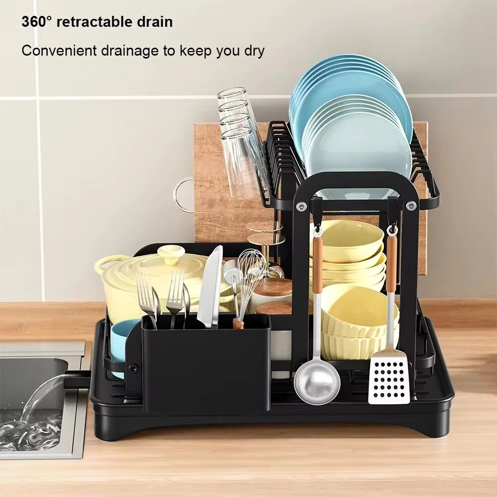 AquaFlow™ Self-Draining Dish Rack