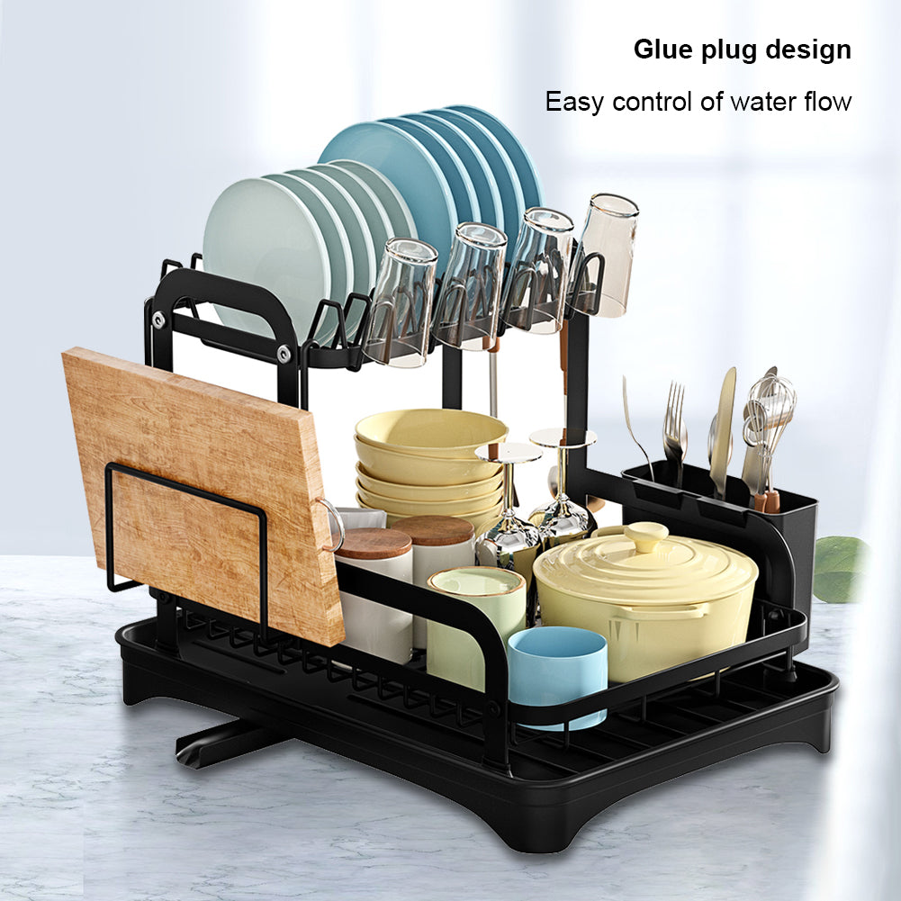 AquaFlow™ Self-Draining Dish Rack