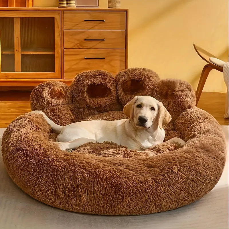 Pawfect Haven™ Bear Paw Pet Bed